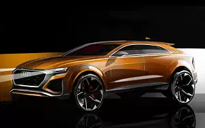 Audi Q8 Sport Concept car sketch    HD 