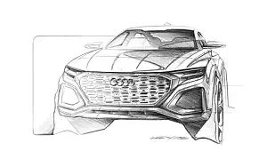 Audi Q8 Sport Concept car sketch    HD 