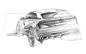 Audi Q8 Sport Concept car sketch    HD 