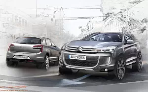 Citroen C4 AirCross car sketch    HD 