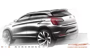 Citroen C4 AirCross car sketch    HD 