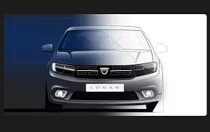 Dacia Logan car sketch    HD 