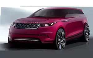 Range Rover Velar car sketch    HD 