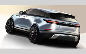 Range Rover Velar car sketch    HD 