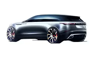 Range Rover Velar car sketch    HD 