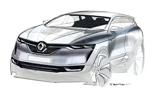 Renault Koleos car sketch    HD 