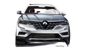 Renault Koleos car sketch    HD 