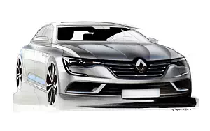 Renault Talisman car sketch    HD 