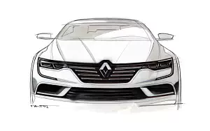 Renault Talisman car sketch    HD 