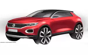 Volkswagen T-Roc car sketch    HD 