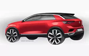 Volkswagen T-Roc car sketch    HD 