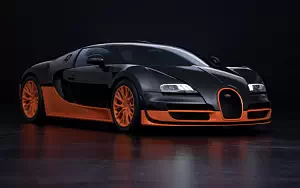 Bugatti Veyron 16.4 Grand Sport wide wallpapers